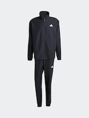 črna - adidas Sportswear Basic 3-črtast; progast Tkana trenirka - Slika 6 iz 8