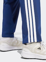 adidas Blue Regular Fit 3-Stripes Tricot Open Hem Track Joggers - Image 5 of 5