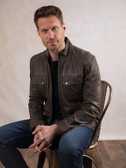 Lakeland Leather Brown Warwick Leather Jacket - Image 3 of 9