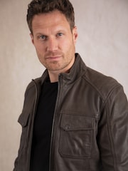Lakeland Leather Brown Warwick Leather Jacket - Image 5 of 9