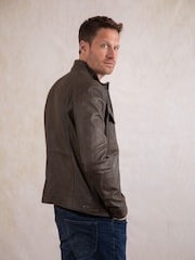 Lakeland Leather Brown Warwick Leather Jacket - Image 7 of 9