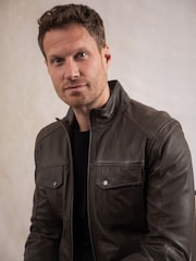 Lakeland Leather Brown Warwick Leather Jacket - Image 9 of 9