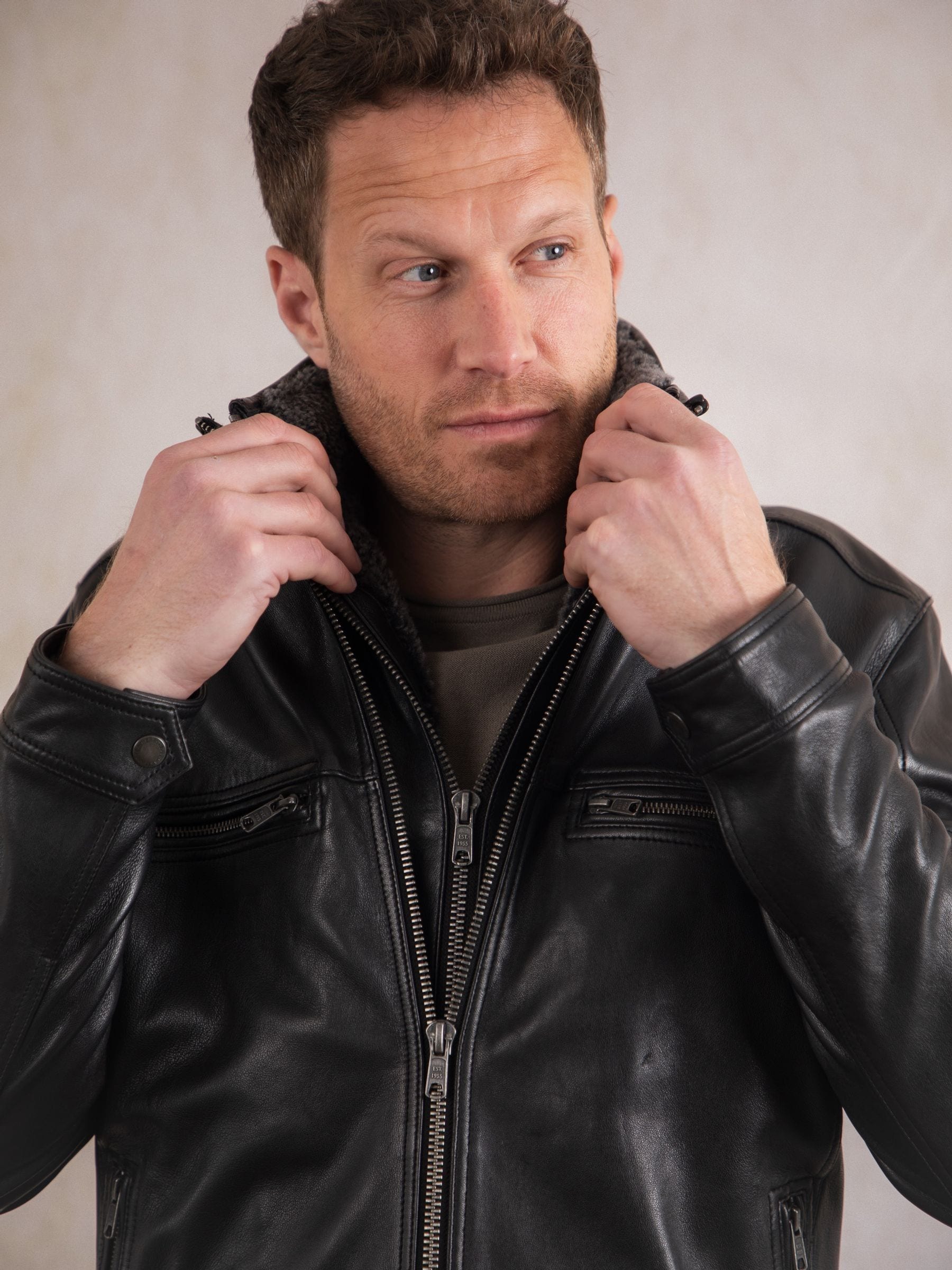 Buy Lakeland Leather Black Gosforth Leather Jacket from Next USA