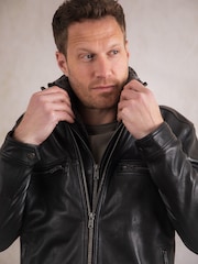 Lakeland Leather Black Gosforth Leather Jacket - Image 5 of 9
