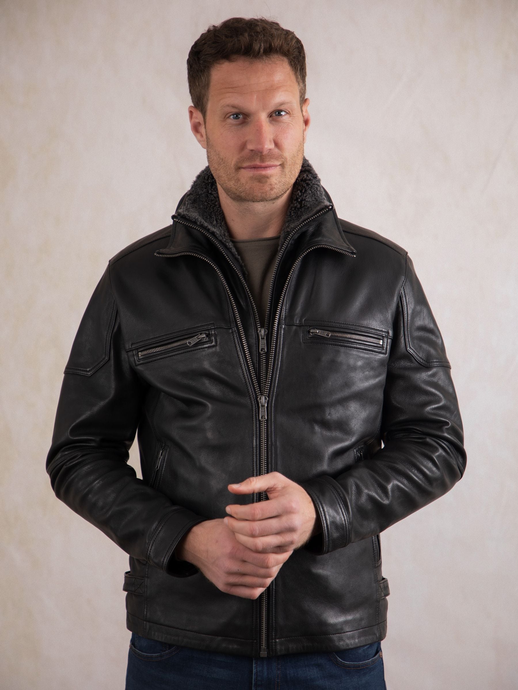 Buy Lakeland Leather Black Gosforth Leather Jacket from Next USA