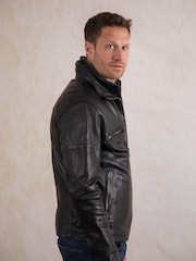 Lakeland Leather Black Gosforth Leather Jacket - Image 8 of 9