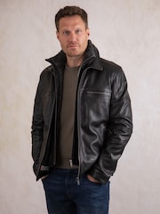 Lakeland Leather Black Gosforth Leather Jacket - Image 9 of 9
