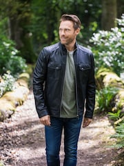Lakeland Leather Black Warwick Leather Jacket - Image 1 of 9