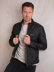 Lakeland Leather Black Warwick Leather Jacket - Image 3 of 9