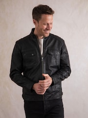 Lakeland Leather Black Warwick Leather Jacket - Image 4 of 9
