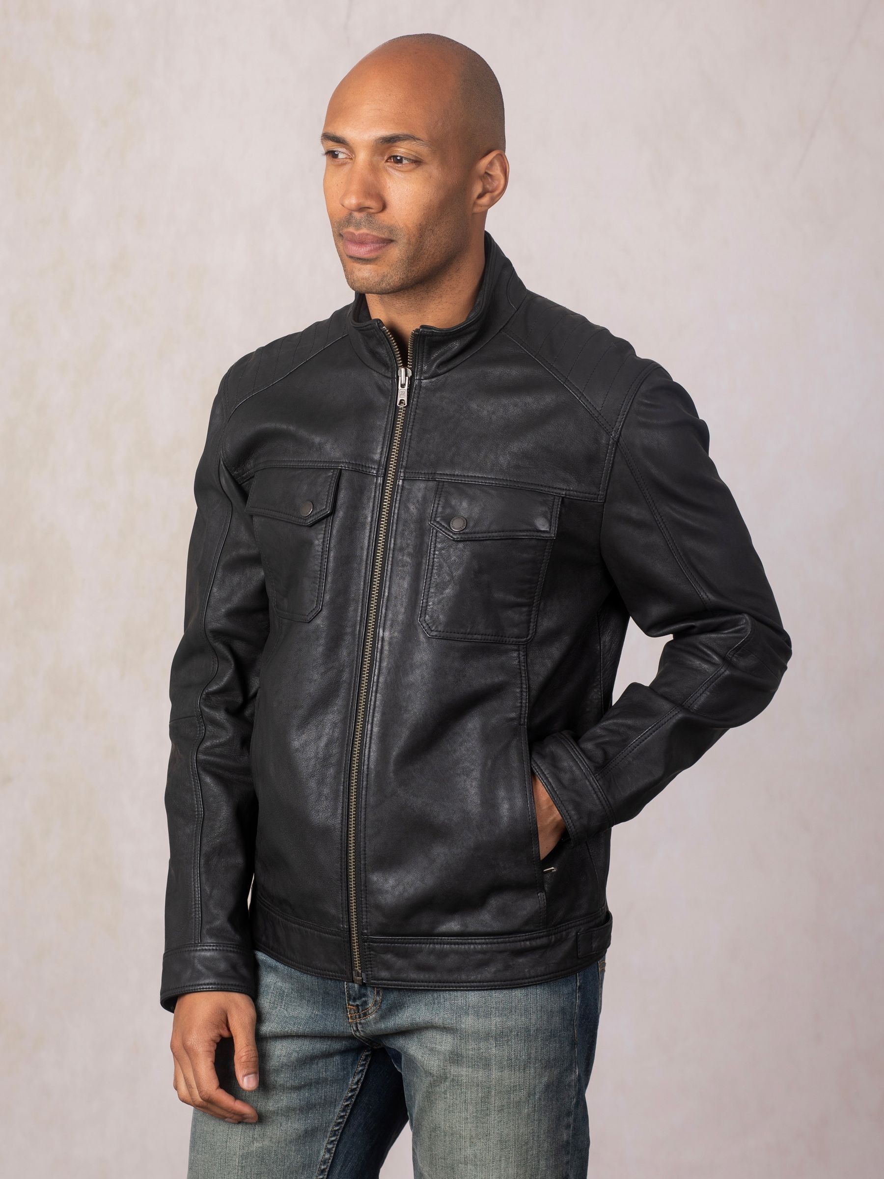 Buy Lakeland Leather Black Warwick Leather Jacket from the Next UK
