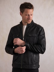 Lakeland Leather Black Warwick Leather Jacket - Image 9 of 9