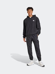 adidas Black Sportswear Woven Cargo Tracksuit - Image 1 of 8