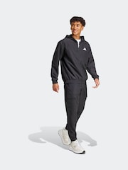 adidas Black Sportswear Woven Cargo Tracksuit - Image 3 of 8
