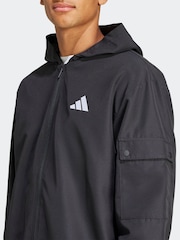 adidas Black Sportswear Woven Cargo Tracksuit - Image 4 of 8
