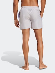 adidas Blue Stripey Classics Swim Shorts - Image 2 of 6
