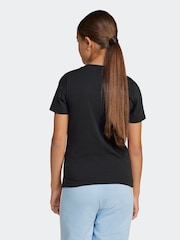 Negro - adidas Flower Print Training Graphic T-Shirt - Imagen 2 de 6