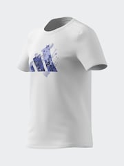 Blanco - adidas Flower Print Training Graphic T-Shirt - Imagen 10 de 13