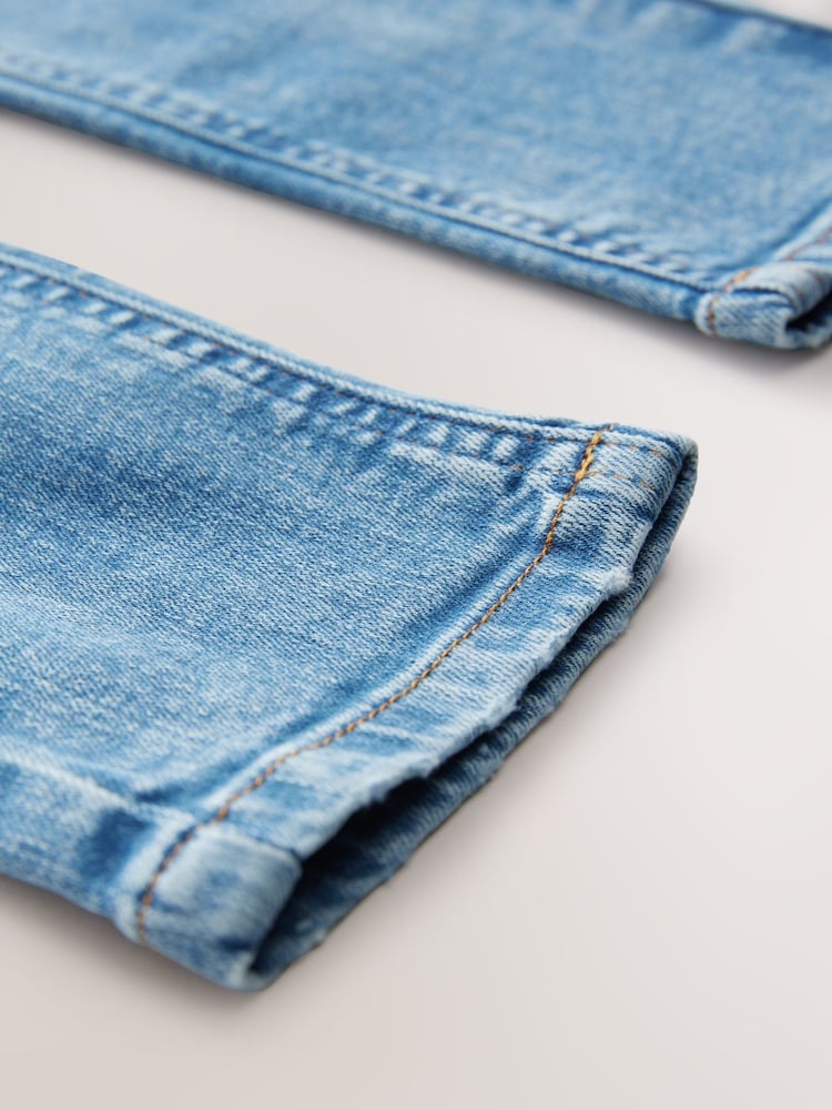 Mid Blue Skinny Fit Stretch Jeans (3-17yrs) - Image 4 of 4
