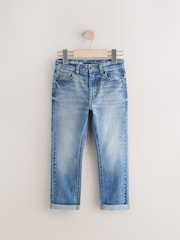 Mid Blue Regular Fit Stretch Jeans (3-17yrs) - Image 1 of 4