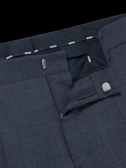 BOSS Blue BOSS Regular Fit Micro Pattern Trousers in Stretch Cloth - Image 6 of 7