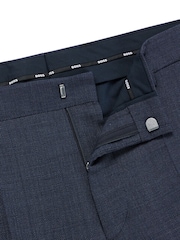 BOSS Blue BOSS Regular Fit Micro Pattern Trousers in Stretch Cloth - Image 7 of 7