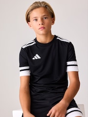 adidas Black/White Squadra 25 T-Shirt - Image 5 of 7