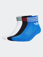 adidas originals Black Trefoil Ankle Socks - Image 1 of 4