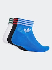 adidas originals Black Trefoil Ankle Socks - Image 2 of 4