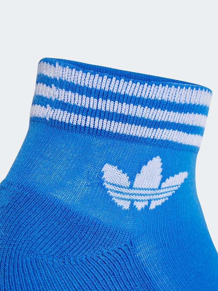 adidas originals Black Trefoil Ankle Socks - Image 4 of 4