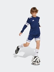 adidas Blue Squadra 25 Long Sleeve Kids Jersey - Image 1 of 6
