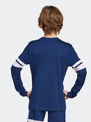 adidas Blue Squadra 25 Long Sleeve Kids Jersey - Image 3 of 6