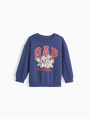 Blau - Gap Vintage Soft Terry Paw Patrol Sweatshirt (6mths-5yrs) - Bild 1 von 2