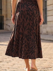 Roman Brown Swirl Animal Skirt - Image 2 of 4