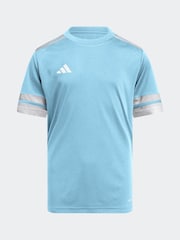 adidas Light Blue Squadra 25 T-Shirt - Image 4 of 5