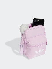 adidas Originals Purple Adicolour Classic Festival Cross-Body Bag - Image 3 of 5