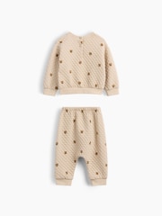 Gap Brown Brannan Bear Quilted Outfit Set (0-24mths) - Image 2 of 3