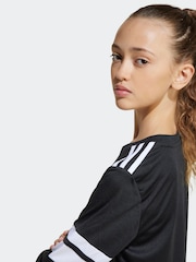 Negro - Camiseta de fútbol de manga larga adidas Squadra 25 para niños - Imagen 6 de 7
