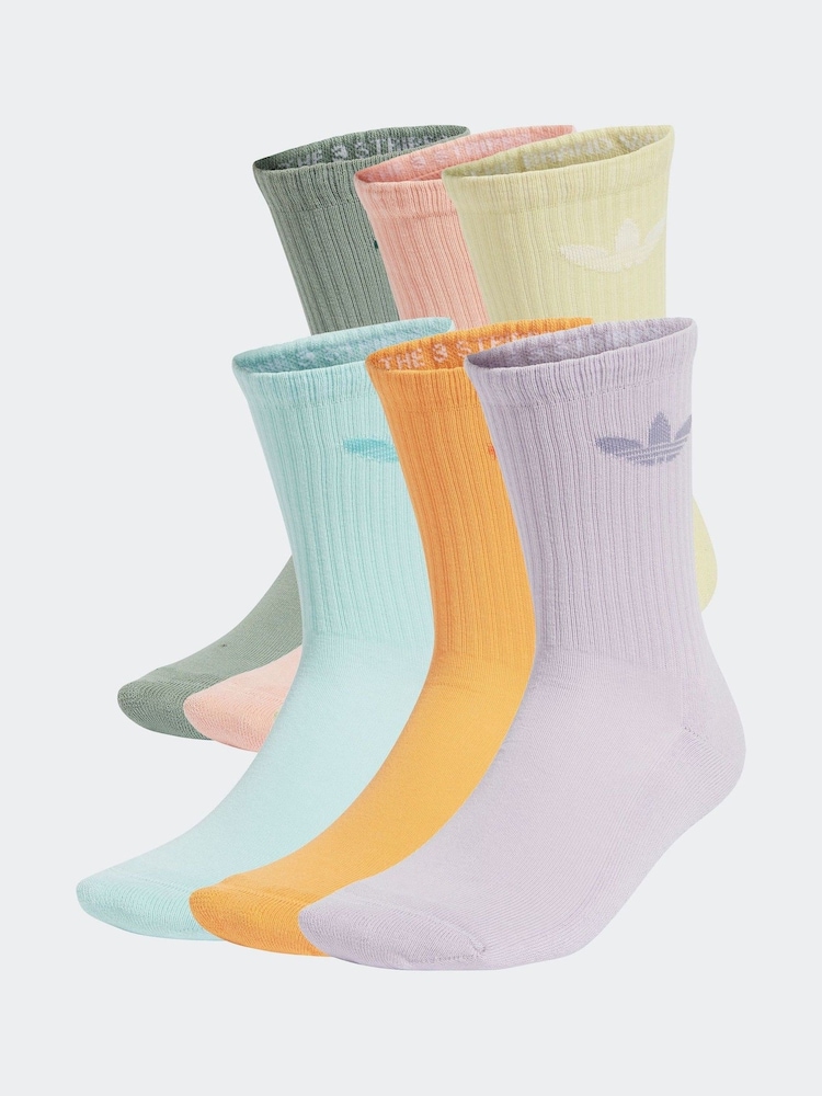zelena - adidas originals Trefoil okrogli ovratnik; z okroglim ovratnikom nogavice 6 Pack - Slika 1 iz 2 zelena - adidas originals Trefoil okrogli ovratnik; z okroglim ovratnikom nogavice 6 Pack - Slika 1 iz 2