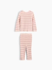 Gap Pink Stripe Jumper Set (0-24mths) - Image 2 of 3