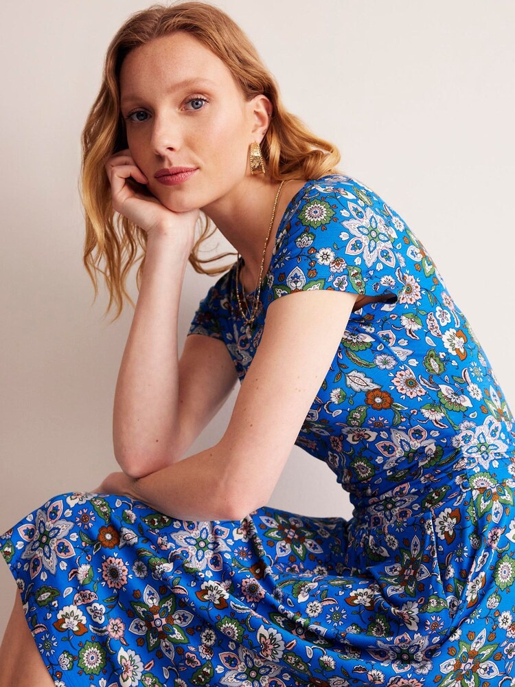 Boden Blue Petite Amelie Jersey Dress - Image 1 of 5