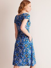 Boden Blue Petite Amelie Jersey Dress - Image 3 of 5
