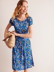 Boden Blue Petite Amelie Jersey Dress - Image 4 of 5