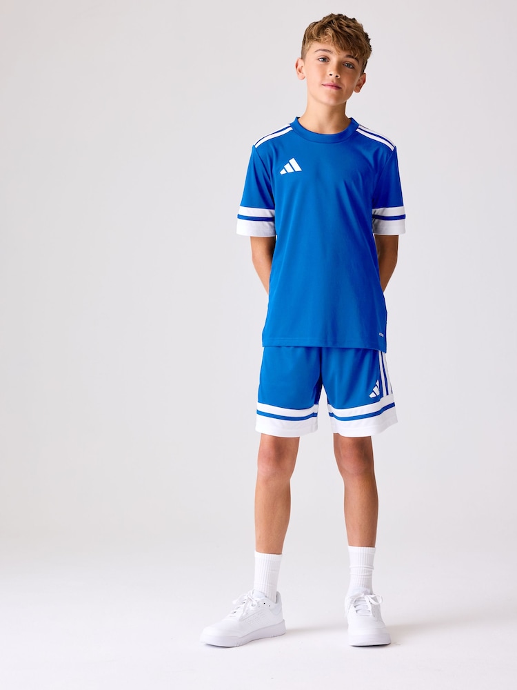 adidas Blue Dark Squadra 25 T-Shirt - Image 1 of 4