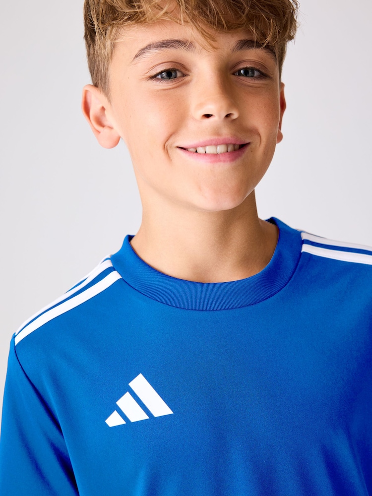 adidas Blue Dark Squadra 25 T-Shirt - Image 2 of 4