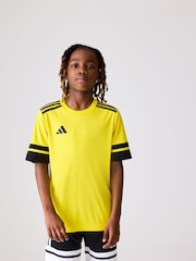 adidas Yellow Squadra 25 T-Shirt - Image 1 of 3