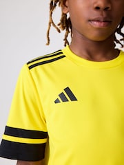 adidas Yellow Squadra 25 T-Shirt - Image 3 of 3