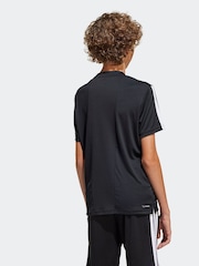 adidas Black Essentials 3 Stripes Training T-Shirt - Image 2 of 6