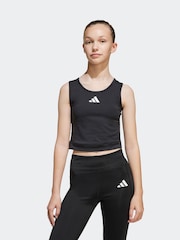 adidas Black All Sports Favourite Crop Top - Image 1 of 6