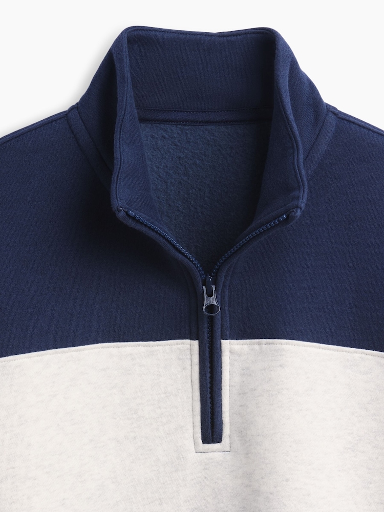 Gap Navy Vintage Soft Quarter-Zip Sweatshirt (4-13yrs) - Image 5 of 5 Gap Navy Vintage Soft Quarter-Zip Sweatshirt (4-13yrs) - Image 5 of 5